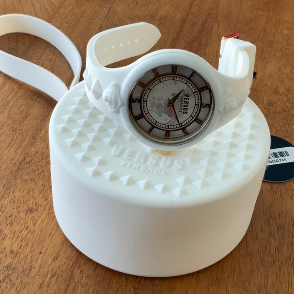 Versus Versace White and Gold Watch